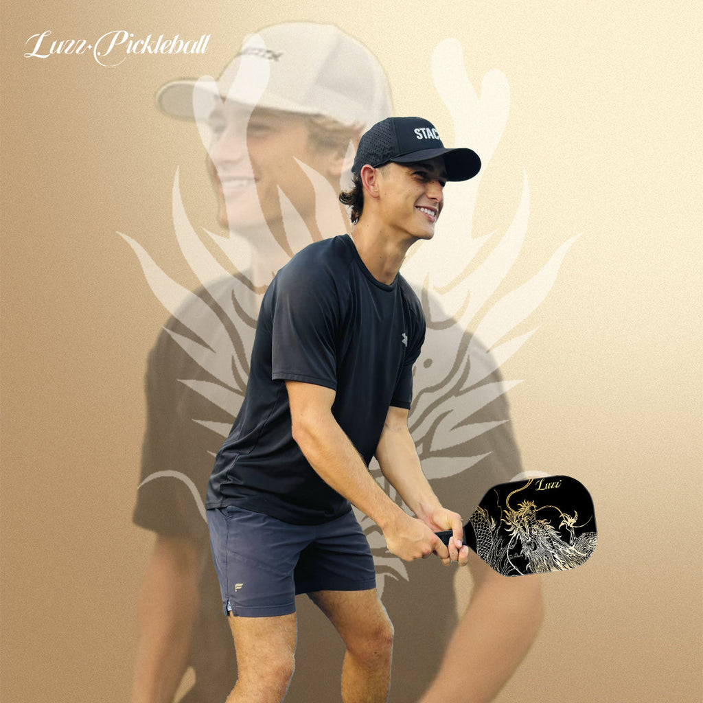 pickleball Imperial Dragon Paddle(14mm)T700 Carbon Friction Surface|Thermoformed- Limited Collection