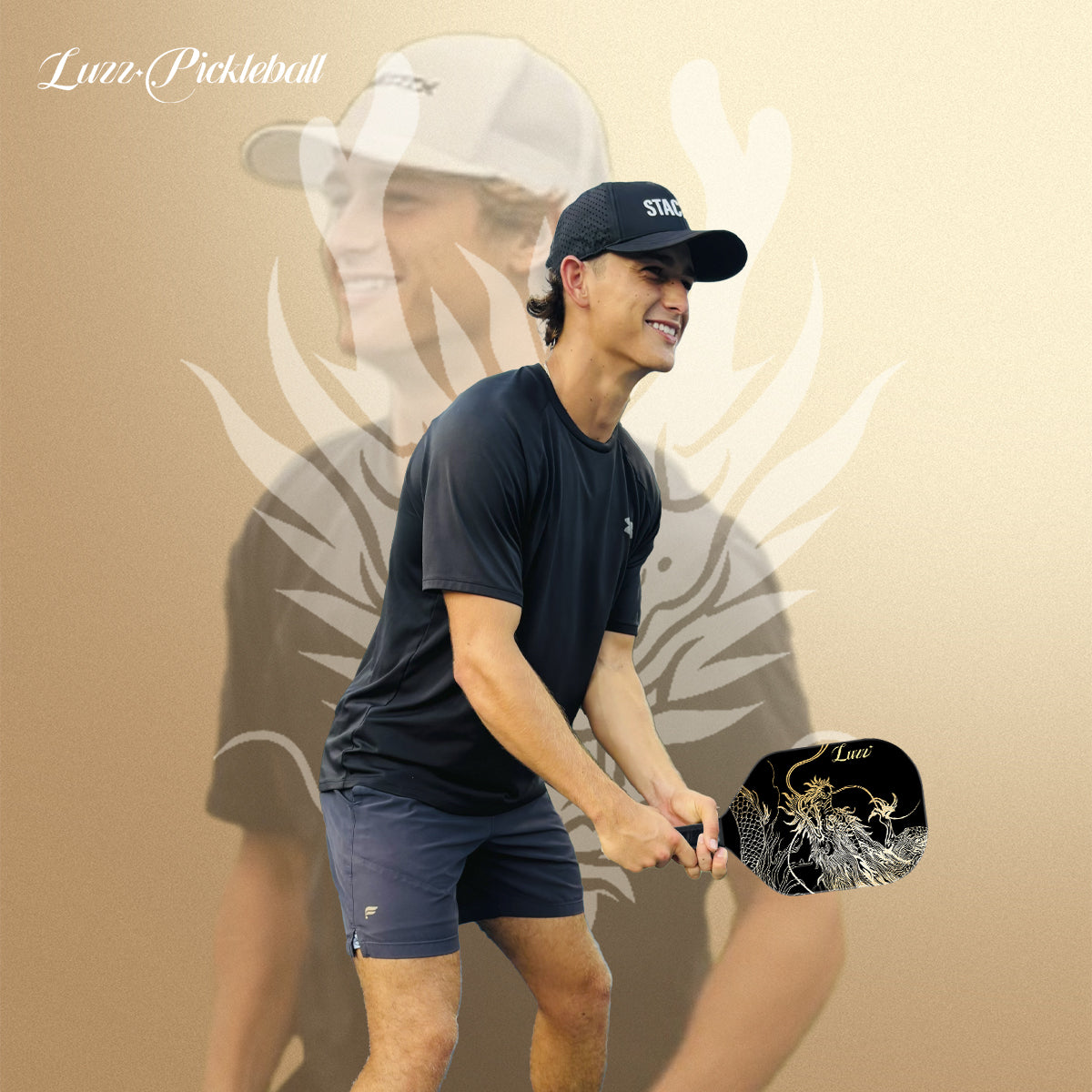 pickleball Imperial Dragon Paddle(14mm)T700 Carbon Friction Surface|Thermoformed- Limited Collection