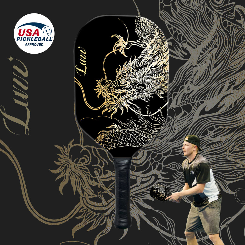 pickleball Imperial Dragon Paddle(14mm)T700 Carbon Friction Surface|Thermoformed- Limited Collection