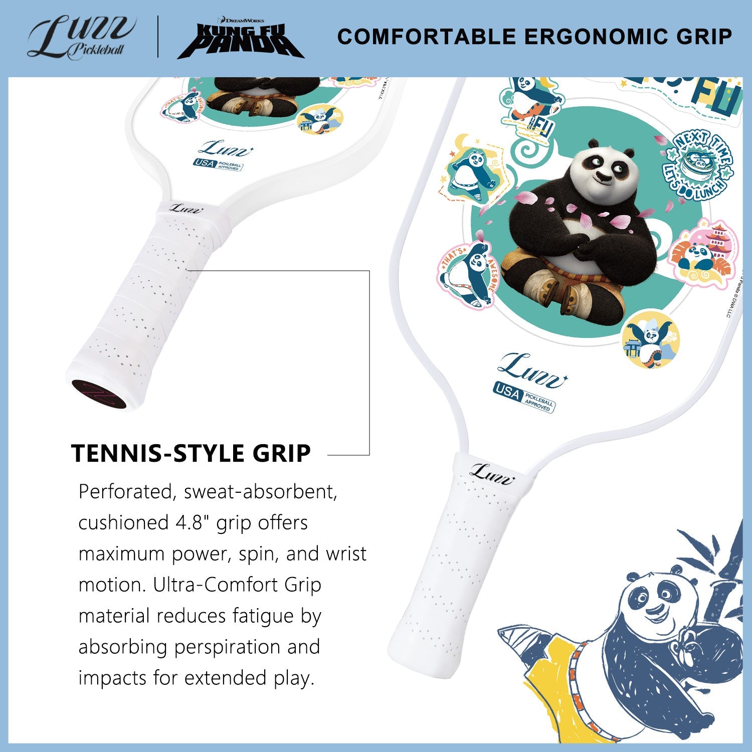  Kung Fu Panda Dragon Zen Original Paddle