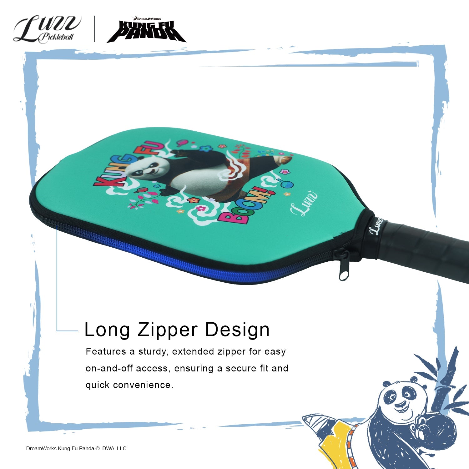 Pickleball x Kung Fu Panda Limited Edition Paddle Cover