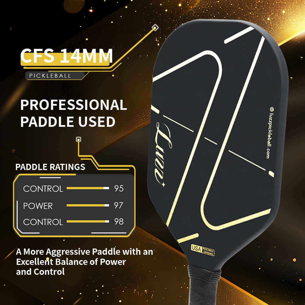 pickleball ZZ Frameless Paddle(14mm)T700 Carbon Friction Surface| Thermoformed - Limited Collection