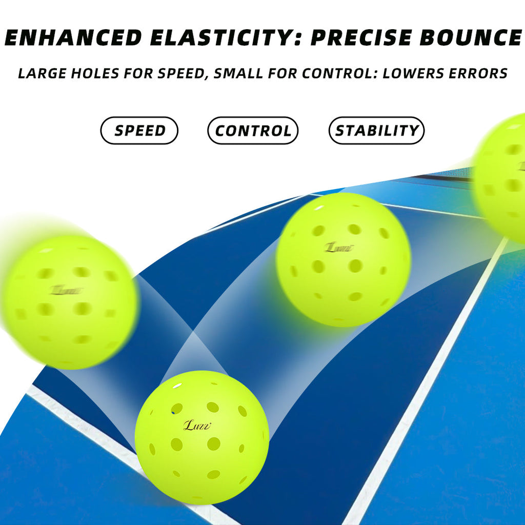  Gen2 Pickleball: 32L + 8S Holes for Strong Wind & High Impact Resistance