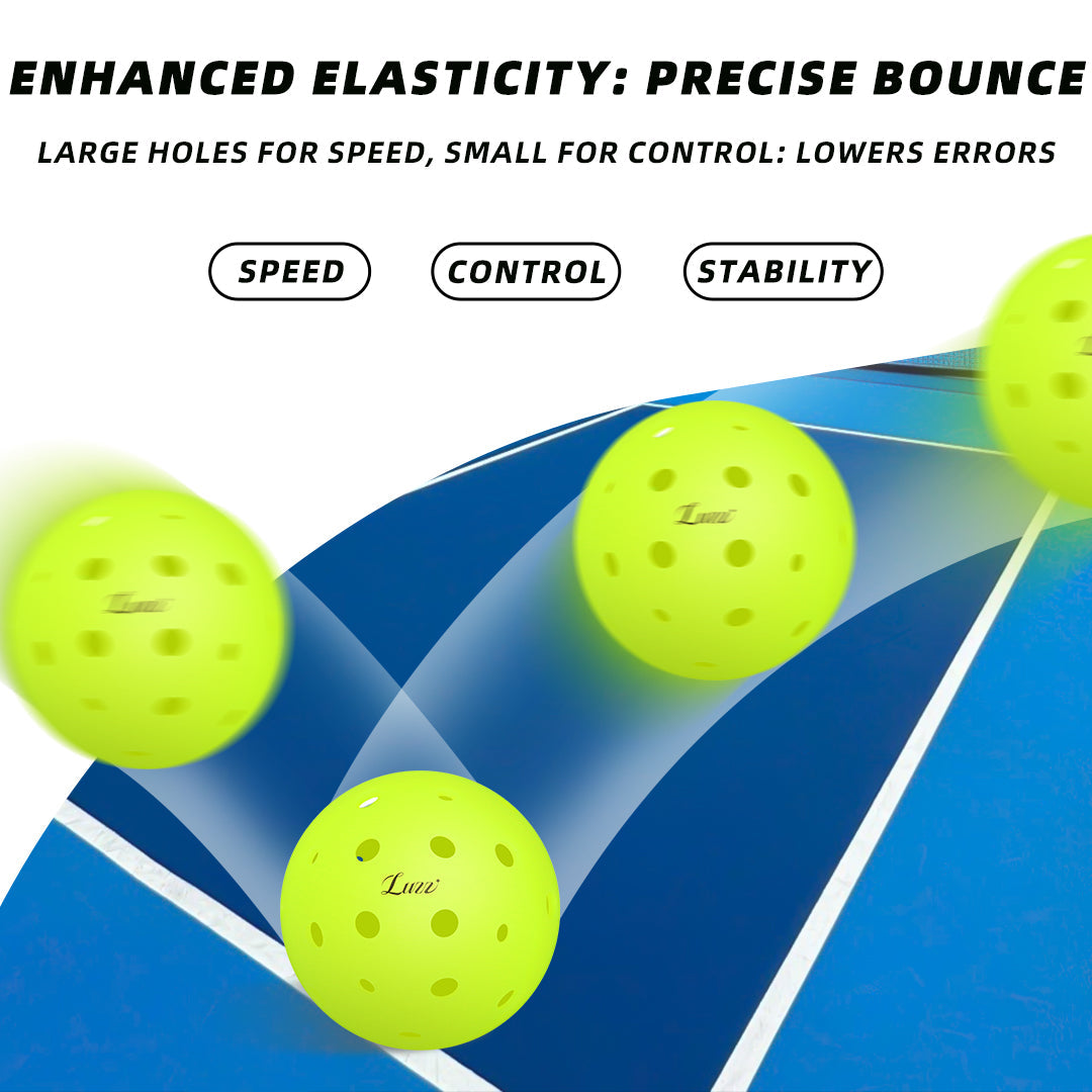  Gen2 Pickleball: 32L + 8S Holes for Strong Wind & High Impact Resistance