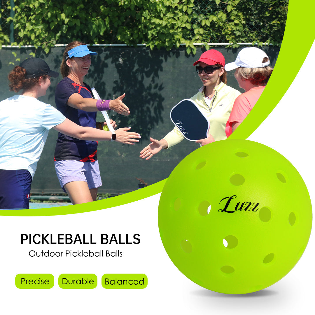  Gen1 Pickleball Set– 40-Hole Rotomolded Design, Wear-Resistant, Anti-Aging, Superior Rebound