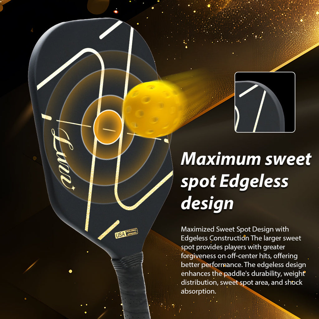 pickleball ZZ Frameless Paddle(14mm)T700 Carbon Friction Surface| Thermoformed - Limited Collection