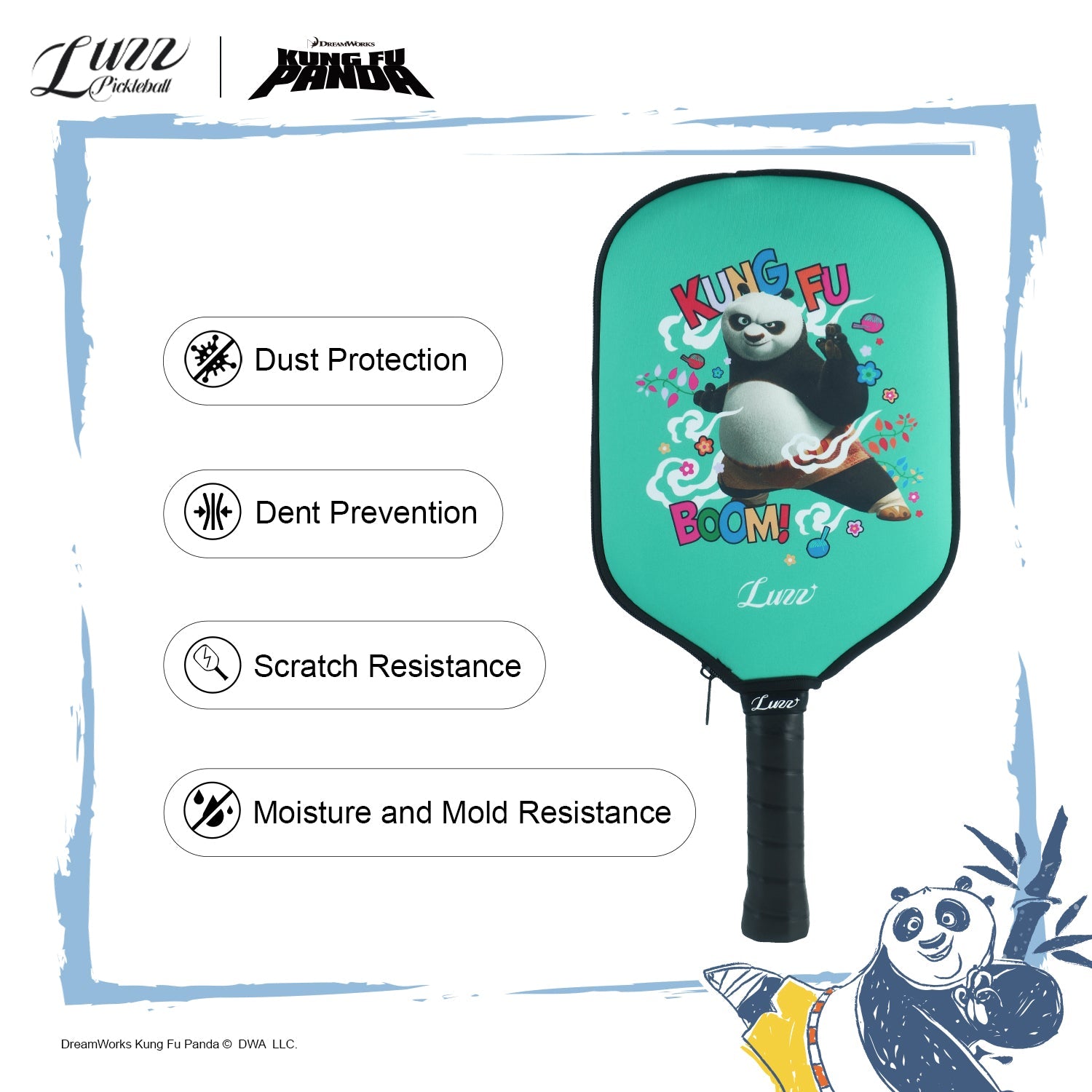 Pickleball x Kung Fu Panda Limited Edition Paddle Cover
