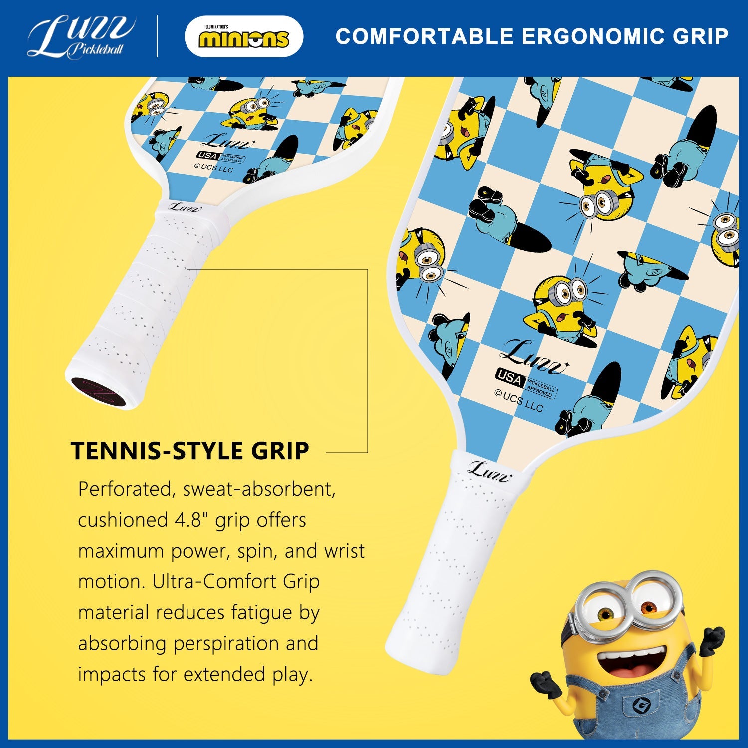  Minions Checker Champ Original Paddle