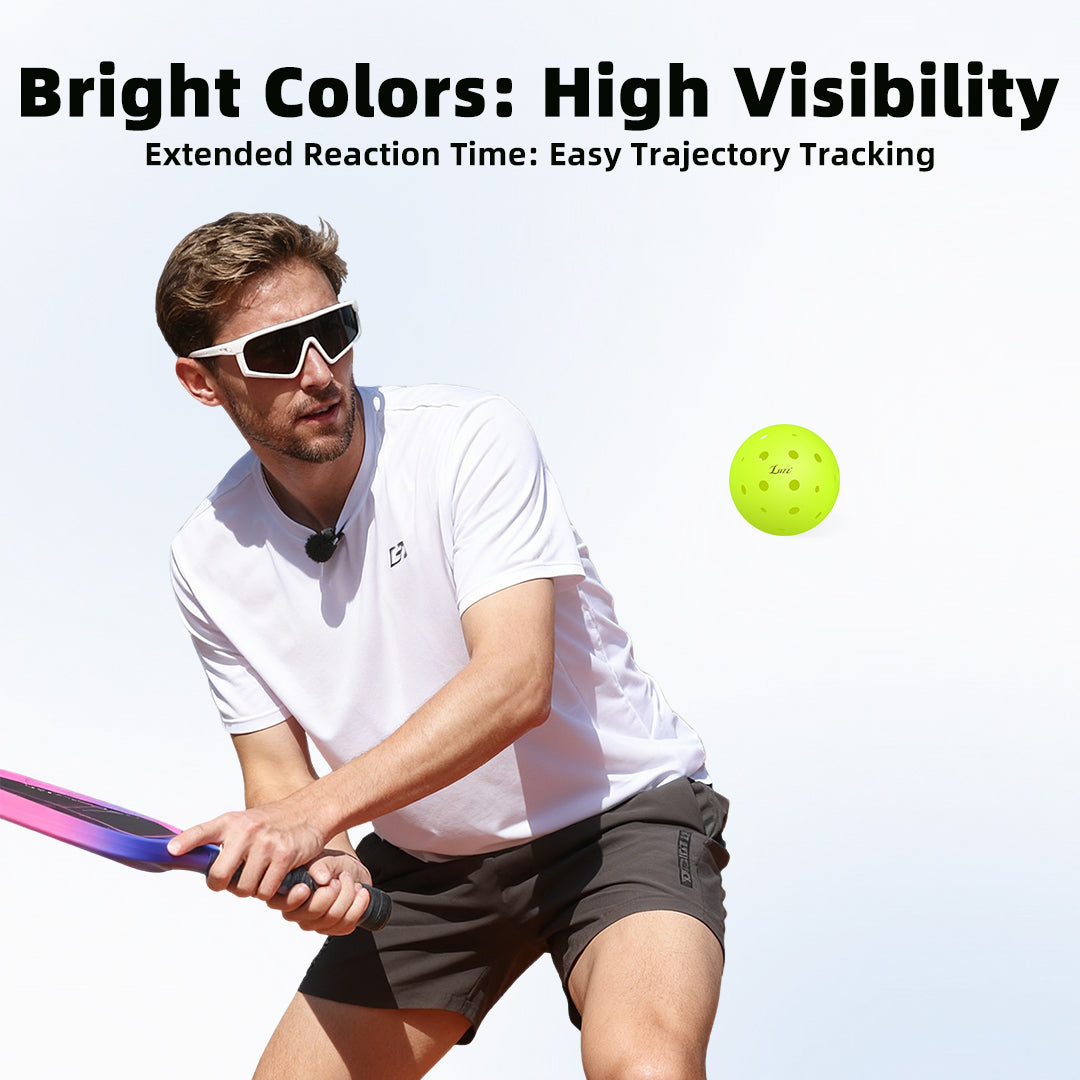  Gen2 Pickleball: 32L + 8S Holes for Strong Wind & High Impact Resistance