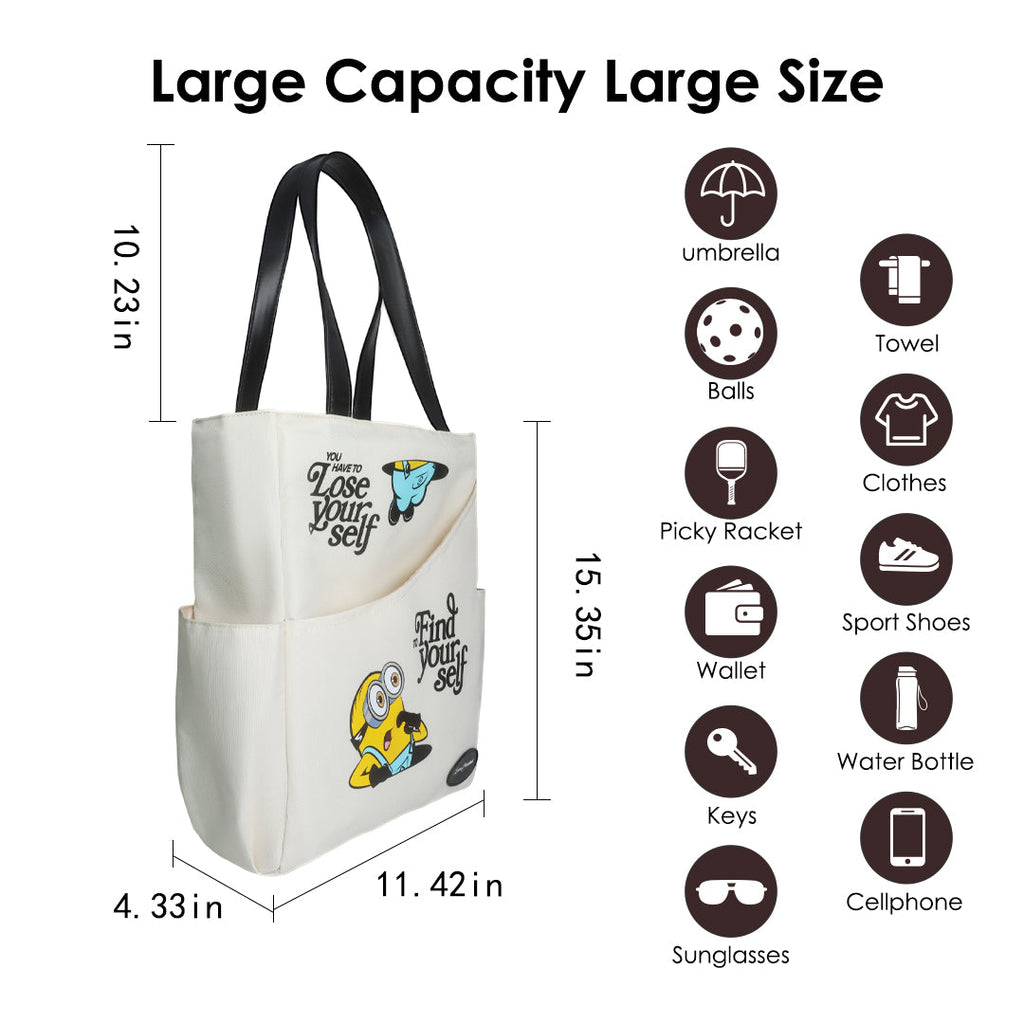 pickleball Minions Versatile Pickleball Paddle Shoulder Bag